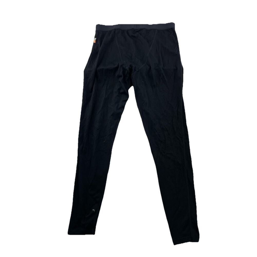 Icebreaker 200 Slim Fit XL Black Men Base Layer Pure Merino 30" Inseam M23